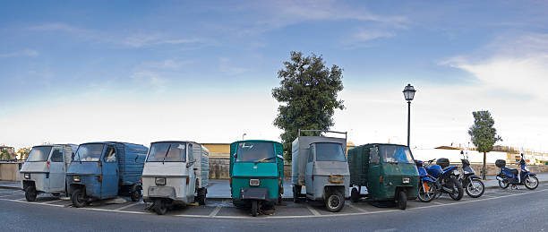 istock Urban mini trucks, Italy 91361959