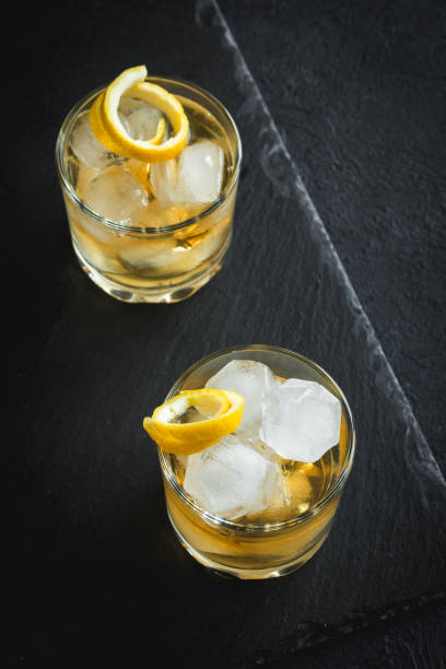istock Whiskey on the rocks with lemon peel 913622598