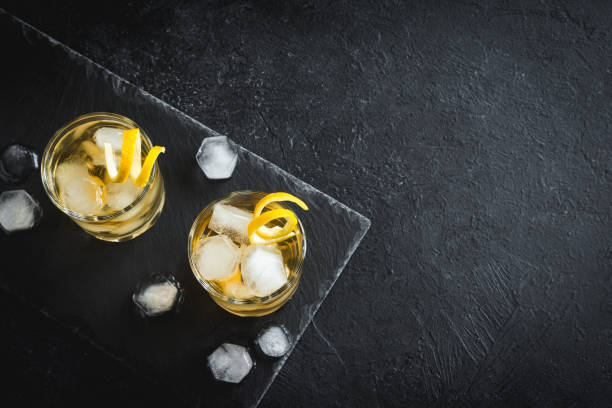 istock Whiskey on the rocks with lemon peel 913622606