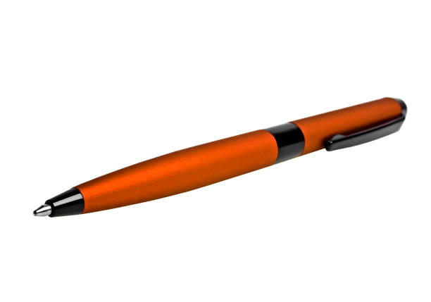 istock Ball point pen on a white background 913637944