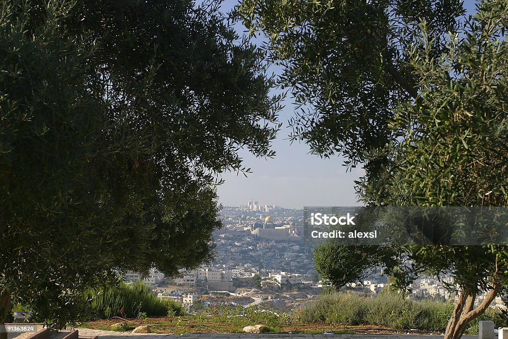 Jerusalém Vista da Cidade - Royalty-free Ao Ar Livre Foto de stock