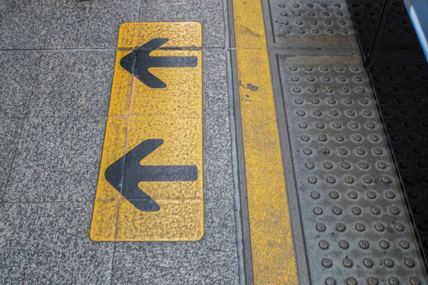 istock close up way out sign at the sky train station 913639042