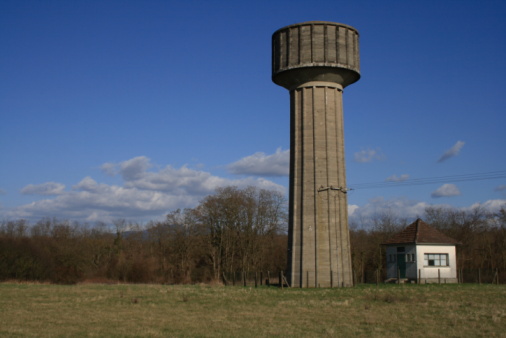 A bird's-eye view of the energy reserve tower