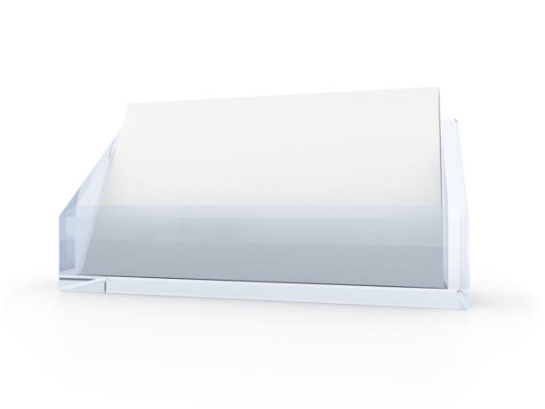istock Business cards in holder 913649118