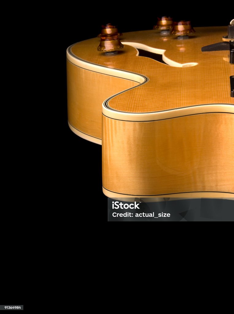 Guitarra eléctrica contornos - Foto de stock de Arce libre de derechos