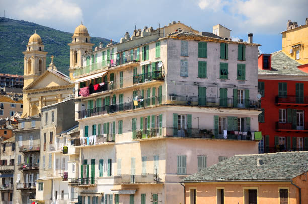 Church of St. John the Baptist in Bastia, Corsica, France