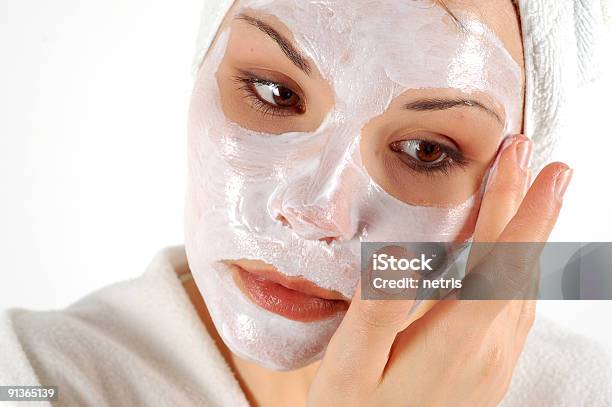 Facial Mask 16 Stock Photo - Download Image Now - Adult, Algae, Aromatherapy