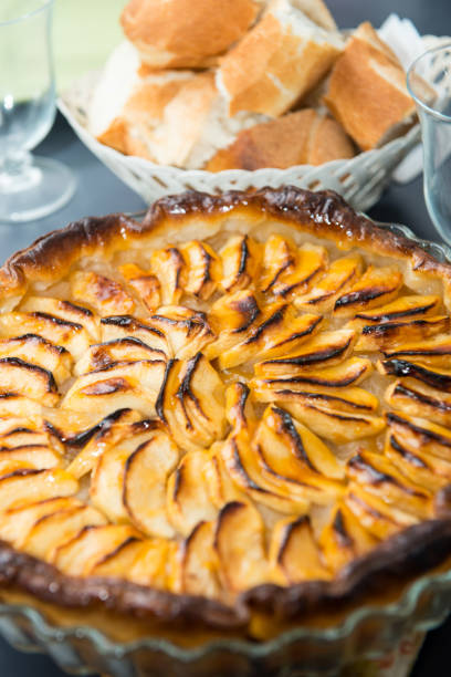 istock a view of homemade apple pie tart 913653154