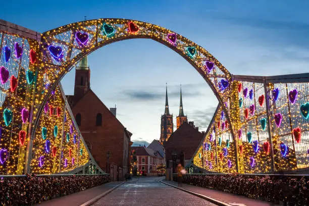 Photo of Tumski bridge with cathedral