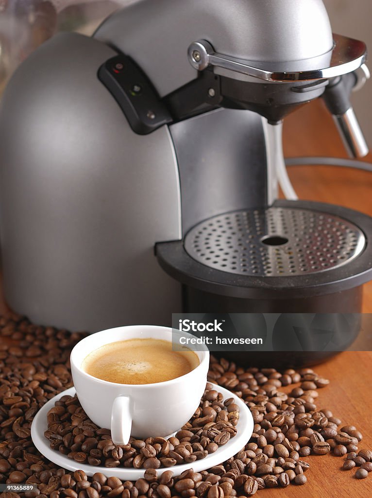 커피 머신 - 로열티 프리 0명 스톡 사진
