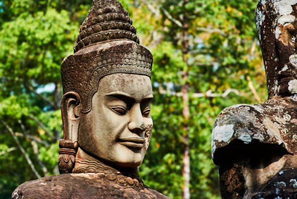 istock Historic building in Angkor wat Thom Cambodia 913661300