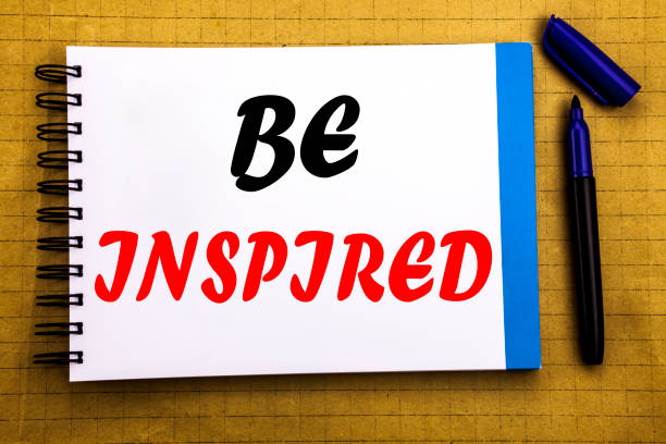 istock Be Inspired. Business concept for Inspiration and Motivation Written on notepad note paper background with space office view with pencil marker 913664338