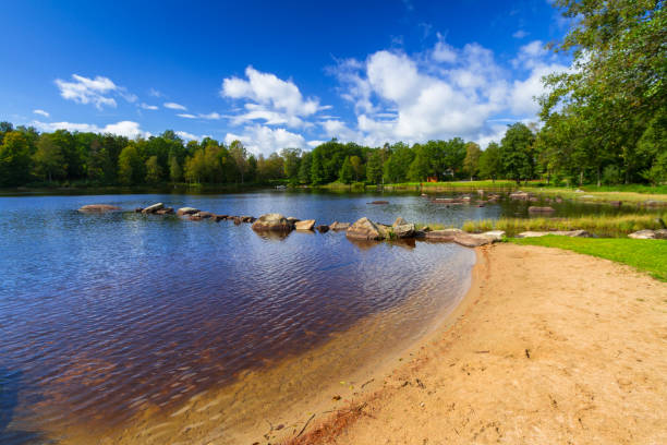 istock Idyllic lake scenery in summer time 913665246