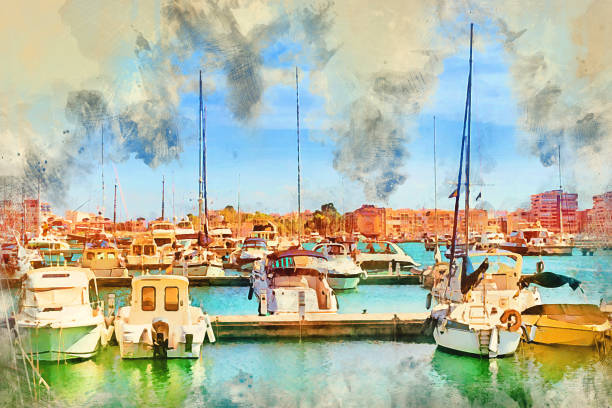 istock Yachts and boats in Spain 913666834