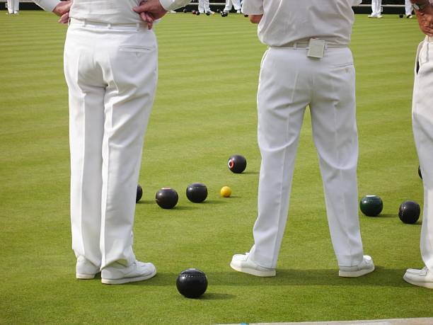istock Whites game of bowls 91366758