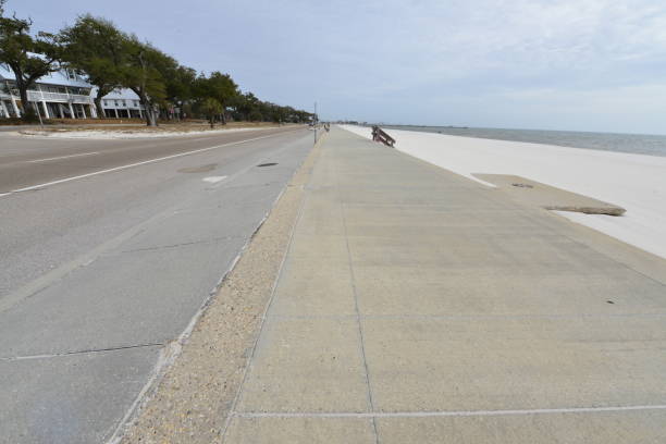 istock Long Beach at Mississippi in winter. 913669800