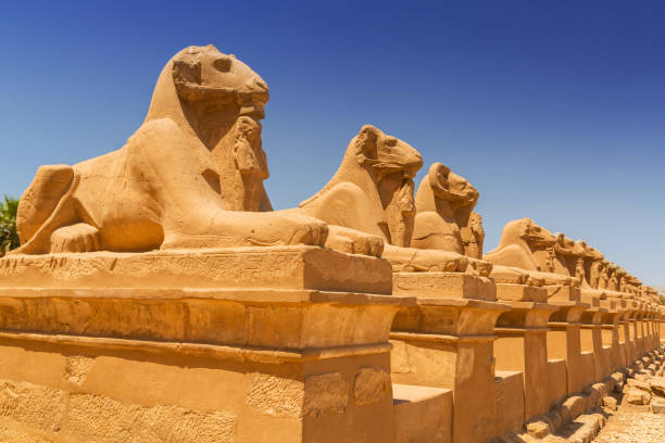 istock Ancient architecture of Karnak temple in Luxor 913670120