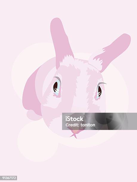 Rabbit Blue Eye Stock Illustration - Download Image Now - Animal, Baby Rabbit, Beauty In Nature