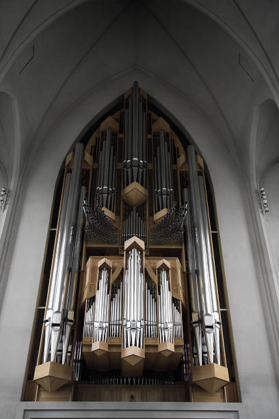 istock Church organ Hallgrimskirkja 91368014