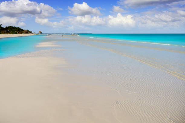 istock Holbox Island turquoise in Quintana Roo Mexico 913683012