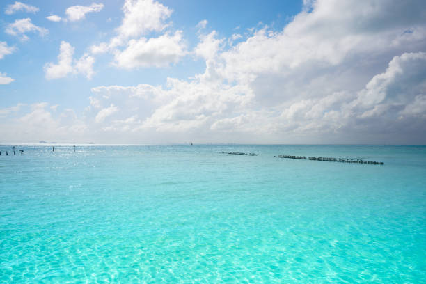 Isla Mujeres island Caribbean beach of Riviera Maya in Mexico