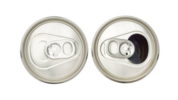 istock Close up of aluminum cans on a top view. 913690590