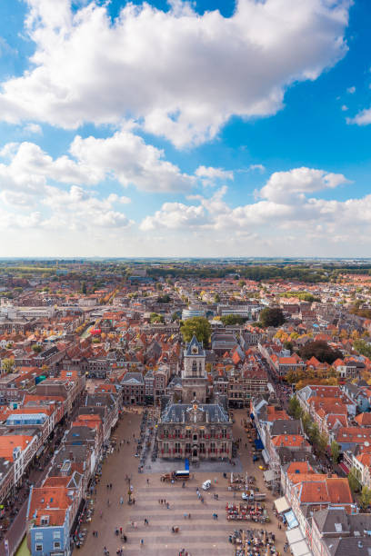 istock Delft, Netherlands - September 23 2017: Delft metropolitan area 913693604