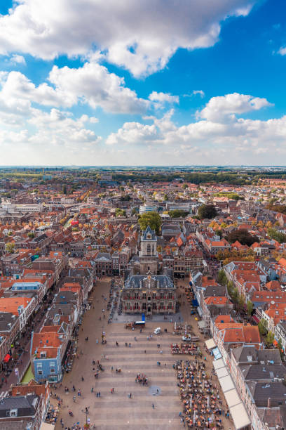 istock Delft, Netherlands - September 23 2017: Delft metropolitan area 913693668