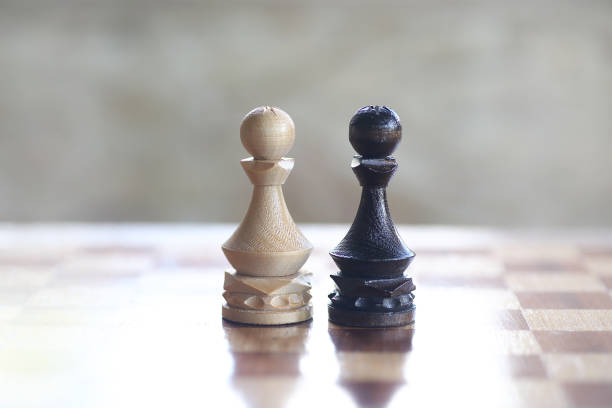 istock The concept of the chess game 913693974