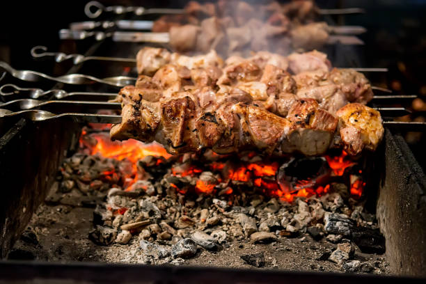 istock Roasted meat cooked at barbecue 913694212