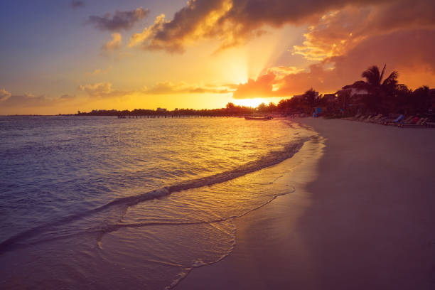 istock Mahahual Caribbean beach in Costa Maya 913694408