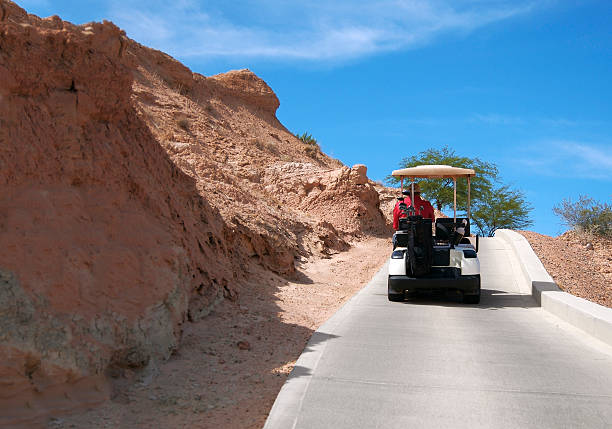 Carro de golf - foto de stock