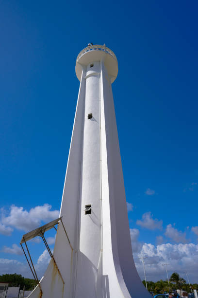 istock Mahahual lighthouse in Costa Maya Mexico 913696786