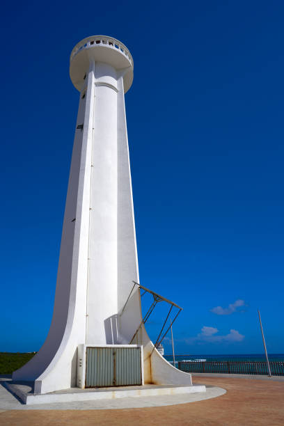 istock Mahahual lighthouse in Costa Maya Mexico 913696824
