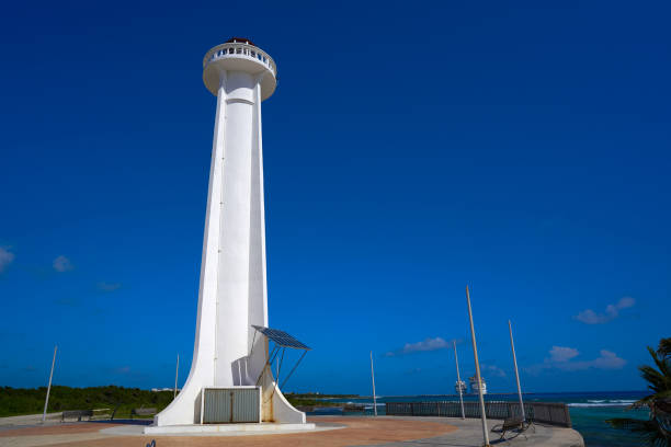 istock Mahahual lighthouse in Costa Maya Mexico 913696842