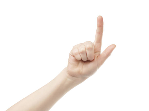 istock young woman hand for transparent touch screen or interface 913697500