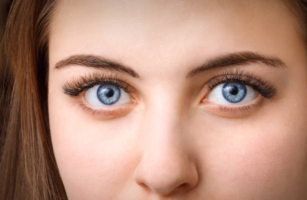 istock face of young woman with long eyelashes 913704834
