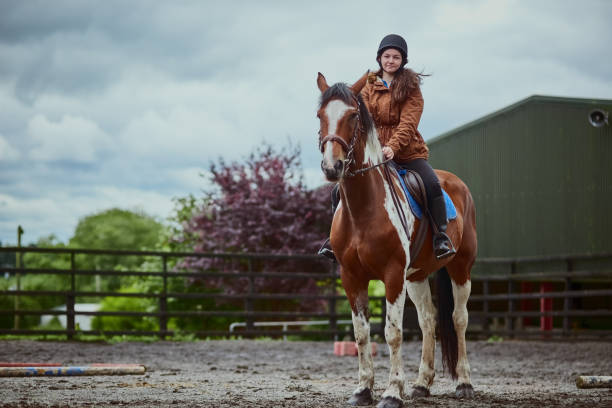 istock Every girl's dream, riding a pony 913704878