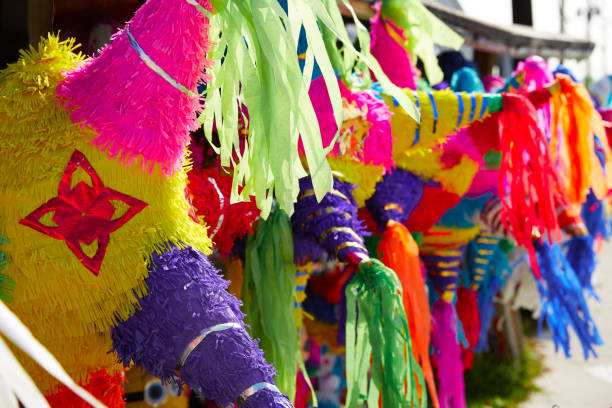 istock Mexican party pinatas tissue colorful paper 913708766