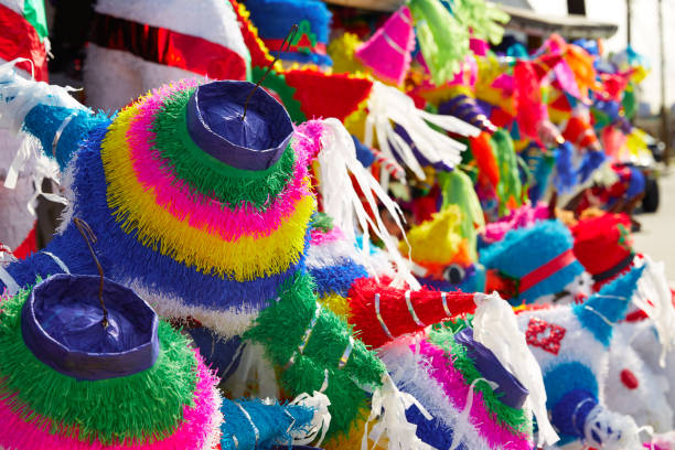 istock Mexican party pinatas tissue colorful paper 913708982