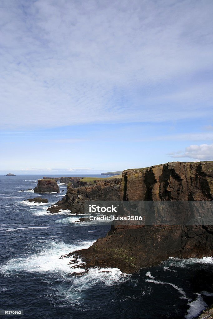Eshaness-islas Shetland - Foto de stock de Acantilado libre de derechos
