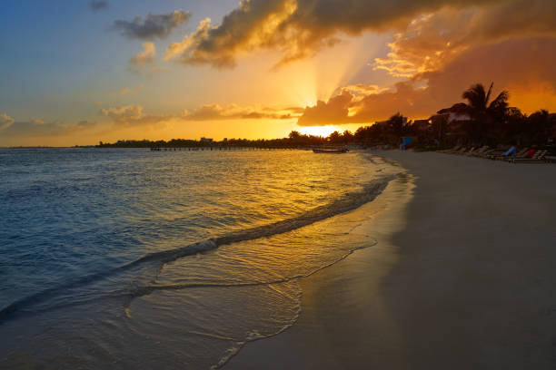 istock Mahahual Caribbean beach in Costa Maya 913710540