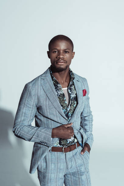 istock Stylish african american man in suit 913710632