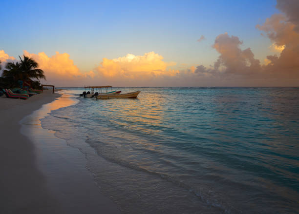 istock Mahahual Caribbean beach in Costa Maya 913713946