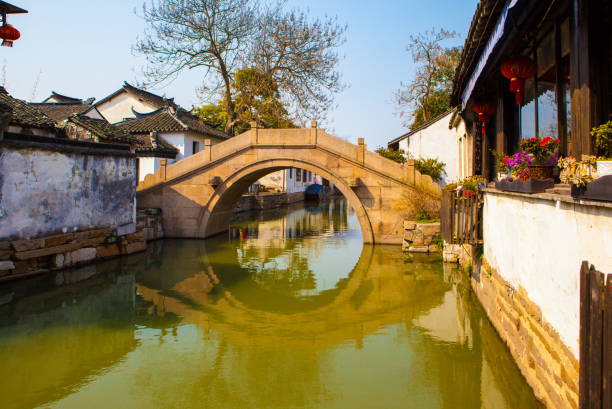 istock Zhouzhuang Old Town scenery 913717070