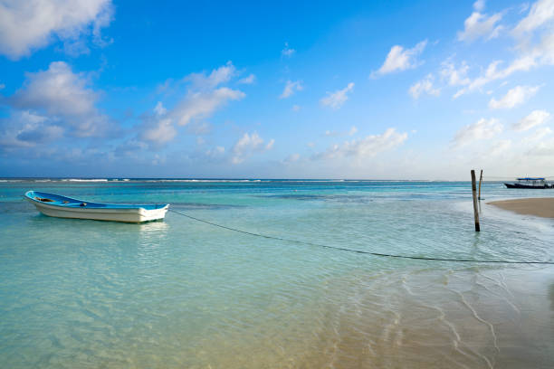 Mahahual Caribbean beach in Costa Maya of Mayan Mexico