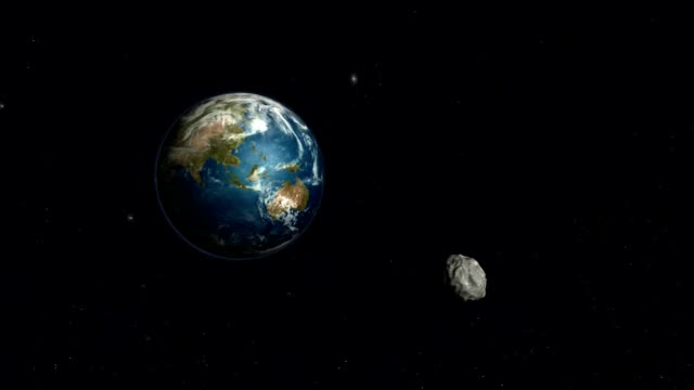 Asteroid Collision Animation
