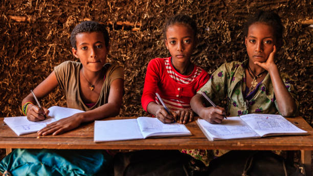 istock African children during the class, East Africa 913725420