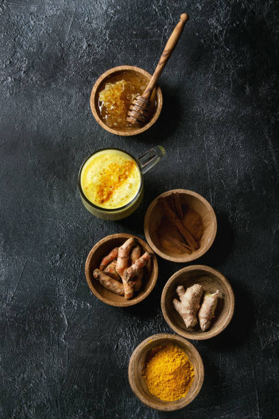 istock Turmeric golden milk latte 913726804