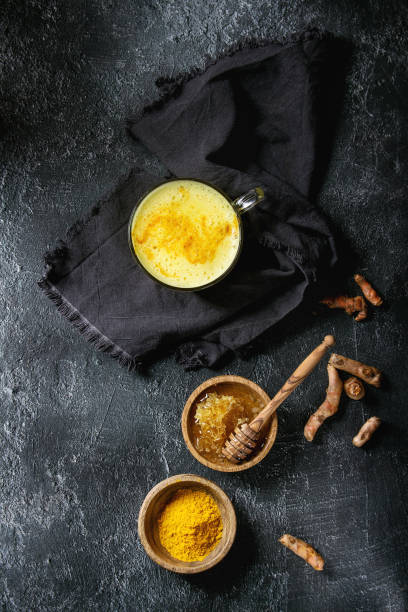 istock Turmeric golden milk latte 913726824